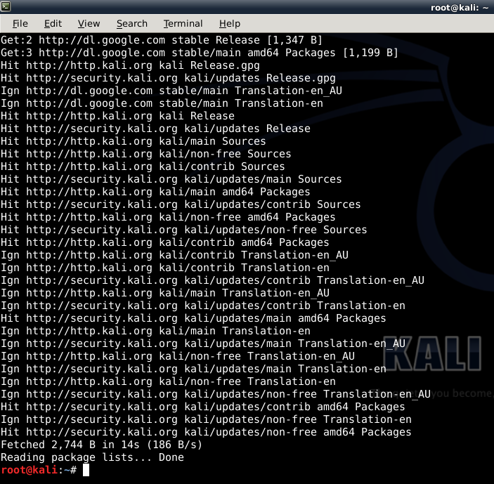 Install Package Manager Kali Linux Usb
