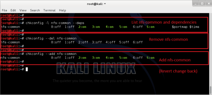 How to fix not starting portmapper is not running ... (warning) in Debian or Kali Linux - 2- blackMORE Ops