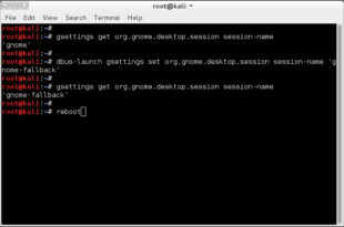 Enable full gnome instead of gnome-fallback in Kali Linux - blackMORE Ops
