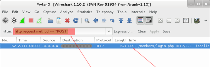 how to use wireshark to hack passwords